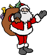 Waving Santa