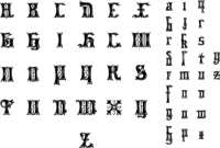 Vintage English Alphabet 5