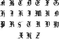 Vintage English Alphabet 7