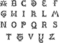 Vintage English Alphabet 8