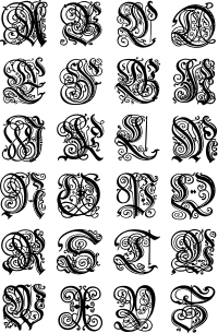 Vintage English Alphabet 11