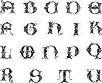 Vintage English Alphabet 14