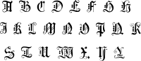 Vintage English Alphabet 19