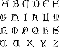 Vintage English Alphabet 32