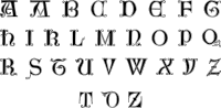 Vintage English Alphabet 36