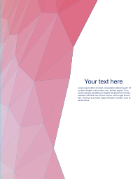 Low poly pattern