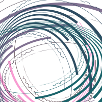 Random stripes and lines