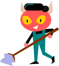 cleaning devil