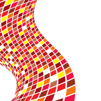 Wavy tiled pattern abstract graphics