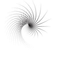 Black halftone swirl