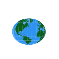 Blue green earth