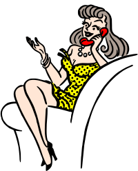Woman on phone