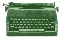 Green Typewriter