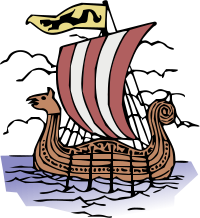 Viking Boat - Colour Remix