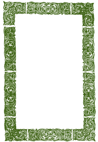 Green Decorative Frame