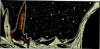 Retro Futuristic Rocket - Colour Remix