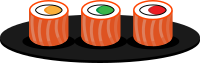 Sushi plate
