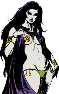 Horror Bikini Woman - Colour Remix