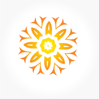 Orange logo design element