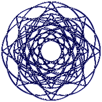 Blue Star–Shaped Skein