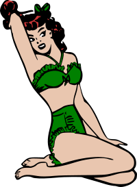 Bikini pin-up