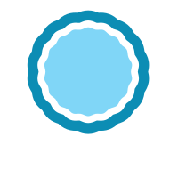Blank blue sticker (#3)