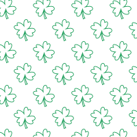 Clover pattern Saint Patrick