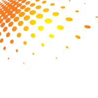 Halftone background corner decoration