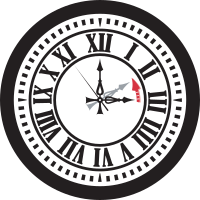 Winter time clock