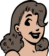 Female cartoon head