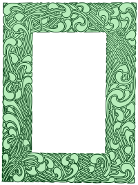 Curly Whirly Frame - Colour Remix