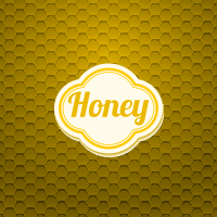 Honey pattern background