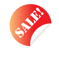 Sale peeling sticker clip art