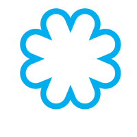 Snowflake sticker