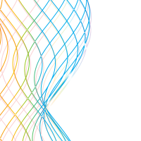 Intersecting waving lines