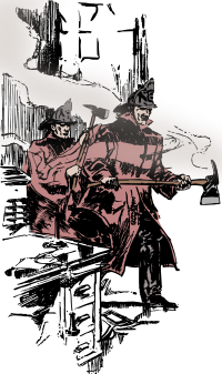 Two Firefighters - Basic Colour Mix
