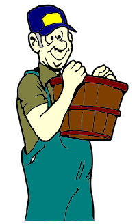 farmer with basket