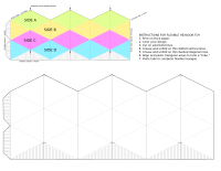 Flexible Hexagon Paper Toy