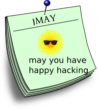 may you have happy hacking ?