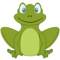 Simple Cartoon Frog