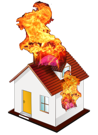Realistic House Fire