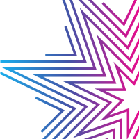 Star shape white background