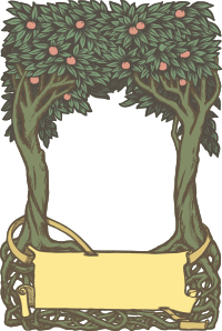 Peach Tree Frame - Colour