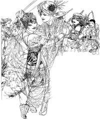 Lady Dancing with a Man