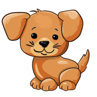 cartoon puppy