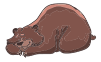 sleeping bear