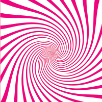 Radial sun rays swirl