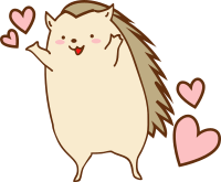 Hedgehog in love
