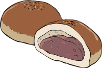 Anpan - Red Bean Paste Bun