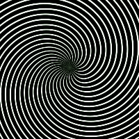 White lines swirl